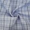 Pastel Blue-Blue-White Spence Bryson Check Plaid Irish Linen Slub Woven Fabric By the Yard